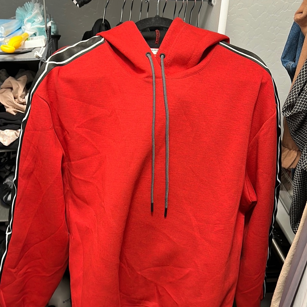 Red hoodie